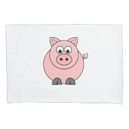 Fat Pink Piggy Kussensloop