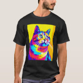 Fat Rainbow Cat T-shirt (Voorkant)
