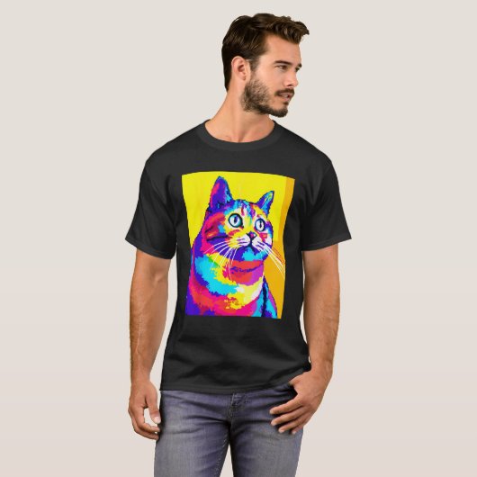 Fat Rainbow Cat T-shirt (Voorkant volledig)