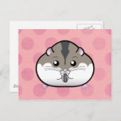 Fat Russian Dwarf Hamster Briefkaart (Voorkant / Achterkant)