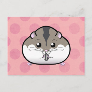 Fat Russian Dwarf Hamster Briefkaart