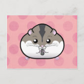 Fat Russian Dwarf Hamster Briefkaart (Voorkant)