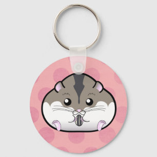 Fat Russian Dwarf Hamster Sleutelhanger