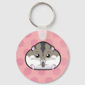 Fat Russian Dwarf Hamster Sleutelhanger (Voorkant)