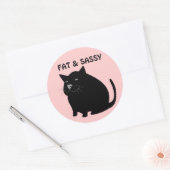 Fat & Sassy Cat Stickers (Envelop)