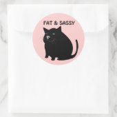 Fat & Sassy Cat Stickers (Tas)