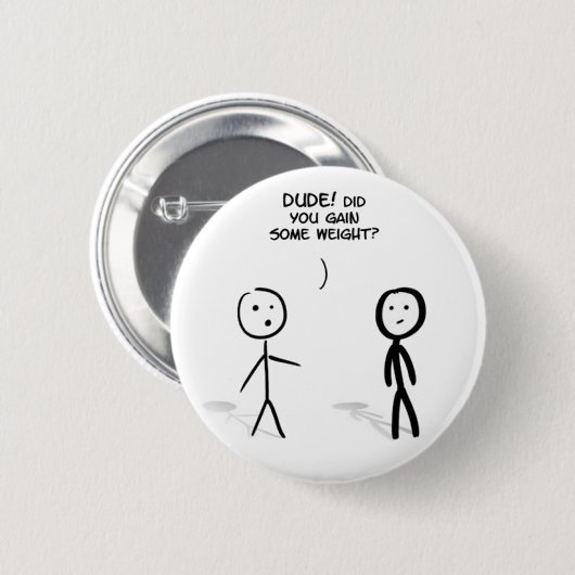 Fat stick ronde button 5,7 cm (Voorkant /achterkant)