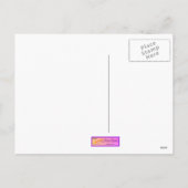 Fat Stuck Santa Funny Christmas Dancing Cartoon Feestdagenkaart (Achterkant)