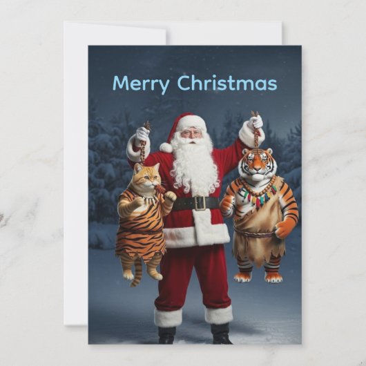 Fat Tiger the Ginger Cat’s Holiday Trouble – Cat Kaart (Voorkant)