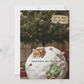 Fat Tiger the Ginger Cat’s Holiday Trouble – Cat Kaart (Achterkant)
