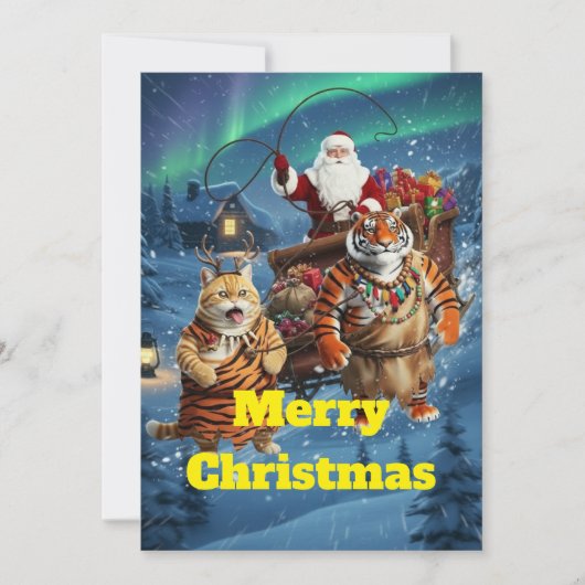 Fat Tiger the Ginger Cat’s Holiday Trouble – Cat R Kaart (Voorkant)