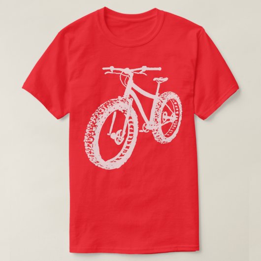 Fat Tire Mountain Bike T-shirt (Design voorkant)