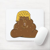 Fat Trump Emoji Poop Muismat (Met muis)