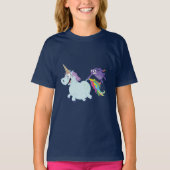 Fat Unicorn bewaart de dag T-shirt (Voorkant)