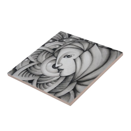 Fata Morgana Tile Tegeltje (Zijkant)