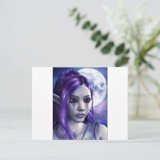 fata violissima briefkaart (Staand voorkant)