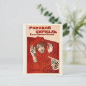 Fataal Signaal 1918 Russisch Film Poster Briefkaart (Staand voorkant)