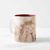 fataal voor karakter tweekleurige koffiemok (Voorkant links)