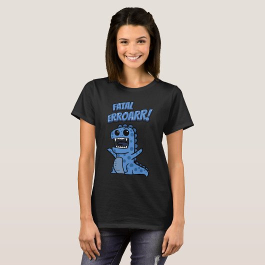 Fatal Error-computerprogramma T-shirt (Voorkant volledig)