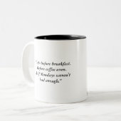 Fatale schaduwen mok (Voorkant links)