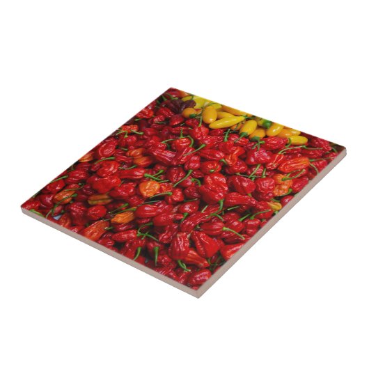 Fatalii's Chili Peppers 2 Tegeltje (Zijkant)