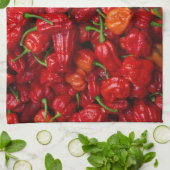 Fatalii's Chili Peppers 2 Theedoek (Gevouwen)