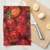 Fatalii's Chili Peppers 2 Theedoek (Quarter Fold)