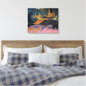 Fatata te Miti (door het Zee) - Paul Gauguin Canvas Afdruk (Insitu (Slaapkamer))