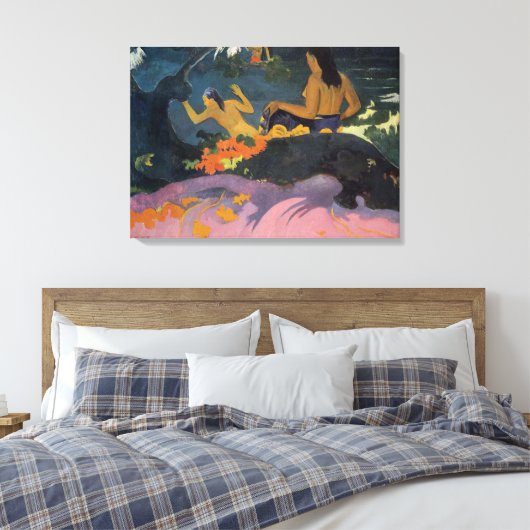 Fatata te Miti (door het Zee) - Paul Gauguin Canvas Afdruk (Insitu (Slaapkamer))