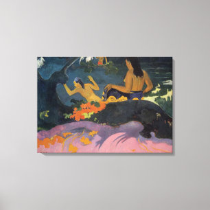 Fatata te Miti (door het Zee) - Paul Gauguin Canvas Afdruk