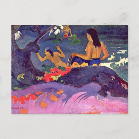 Fatata te Miti door Paul Gauguin (beste kwaliteit) Briefkaart (Voorkant)