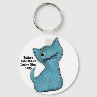Fatboy Babushka's Lucky Blue Kat Sleutelhanger