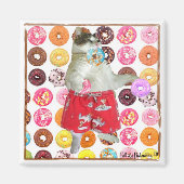 FATBOY DONUT MAGNEET (VIERKANT) (Voorkant)