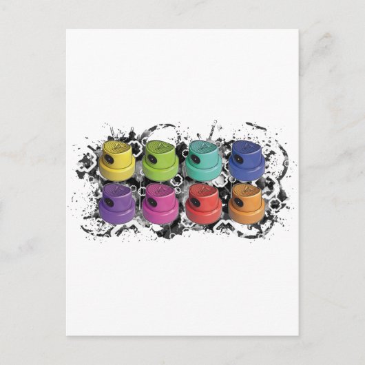 Fatcapschwarz Briefkaart (Voorkant)