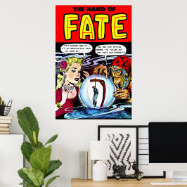 Fate De Heks Waarzegster Antieke Comics Poster