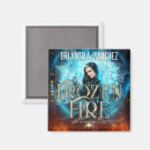 Fate of the Darkmages - Frozen Fire Magneet (Voorkant / Achterkant)