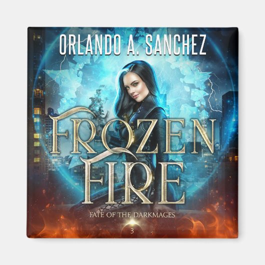 Fate of the Darkmages - Frozen Fire Magneet (Voorkant)