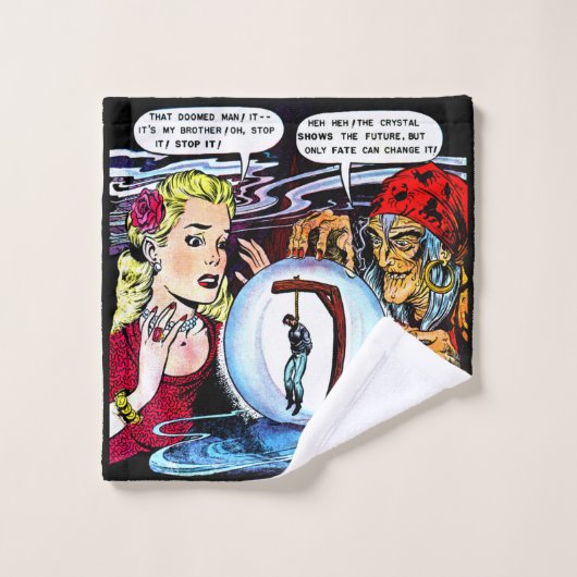 Fate the Witch Fortune Teller Comics Bad Handdoek (Wasdoekje)