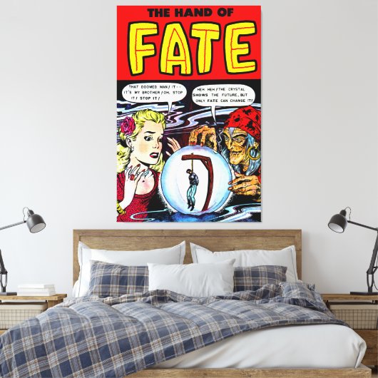 Fate the Witch Fortune Teller  Comics Canvas Afdruk (Insitu (Slaapkamer))