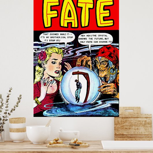 Fate the Witch Fortune Teller  Comics Poster (Keuken)