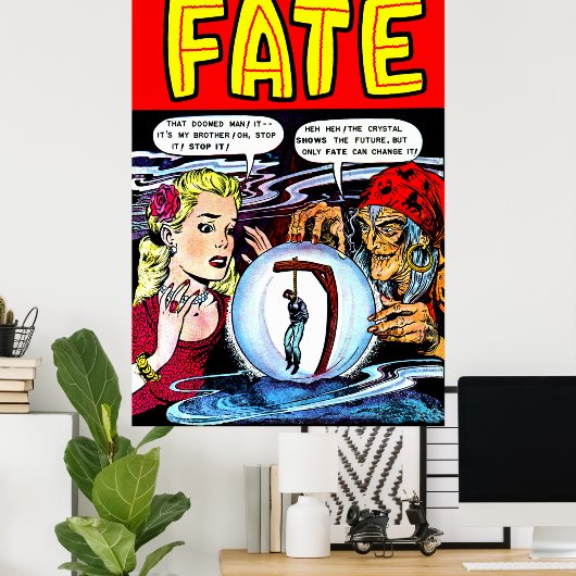 Fate the Witch Fortune Teller  Comics Poster (Thuiskantoor)