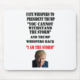 FATE WHISPERS AAN DE TRUMP VAN HET PRESIDENT MUISMAT