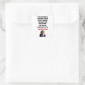 FATE WHISPERS AAN DE TRUMP VAN HET PRESIDENT VIERKANTE STICKER (Tas)