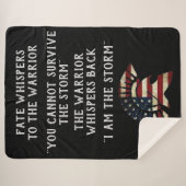 FATE WHISPERS AAN DE WARRIOR SHERPA DEKEN (Voorkant (horizontaal))
