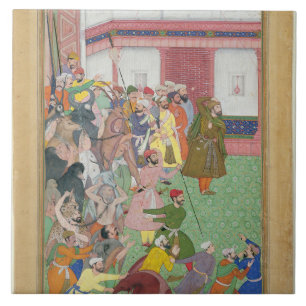 Fatepur Sikiri, 1573: Hasain Quli Khan-l Jahan pre Tegeltje
