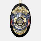 Faterneale orde van politie keramisch ornament (Links)