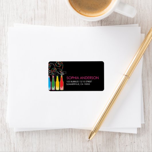 fatfatin Bubble Celebrings Adresetiketten Etiket (Insitu)