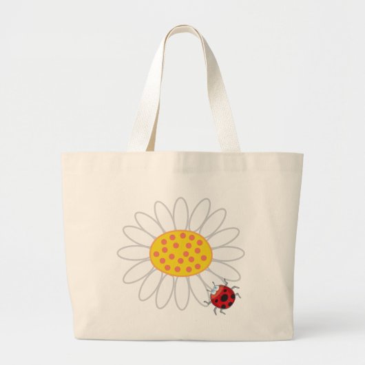 fatfatin Daisy & Ladybug Fun Cute Canvas tas (Voorkant)