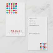 fatfatin Fuzzy Shadow Color Stippen Profielkaart Visitekaartje (Voorkant / Achterkant)