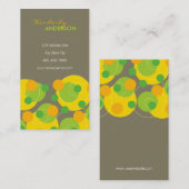 fatfatin Retro Citrus Stippen Groovy Fun-profielka Visitekaartje (Voorkant / Achterkant)